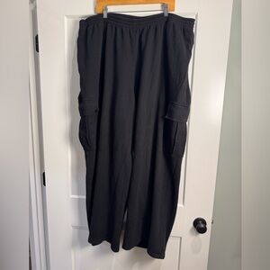 SKIMS wide leg Cargo Lounge Pants onyx